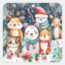 Search for christmas animal stickers Festive
