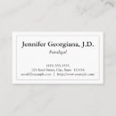 Search for paralegal business cards Modern