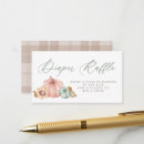 Search for pumpkin diaper raffle ticket Cute