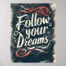 Search for follow your dreams art Vintage