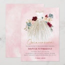 Search for burgundy floral invitations Rustic