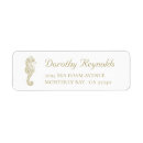 Search for gold fish return address labels Elegant
