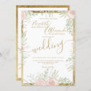 Search for pink floral border wedding invitations Pink and green