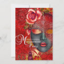 Search for red masquerade mask invitations Masks