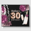 Search for birthday guest books Rose gold