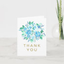 Search for generic wedding thank you cards Blue