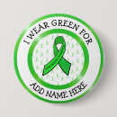 Search for green ribbon badges Lyme disease