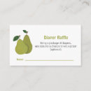 Search for pear cards invites Diaper raffle