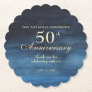 Search for 50th anniversary coasters Navy blue