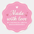 Search for love pink stickers Business