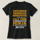 Search for customer representative tshirts Job
