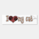 Search for i love cats bumper stickers Pet
