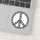 Search for world peace symbols stickers Pacifist