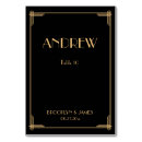 Search for art deco table cards Black