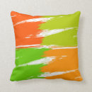 Search for lime green and orange cushions Modern