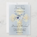 Search for gold cross first communion invitations Catholic