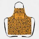 Search for black and orange aprons Animal