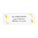 Search for tulips return address labels Yellow