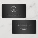 Search for wifi business cards Restaurant