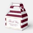 Search for burgundy and gold wedding favour boxes Bridal shower