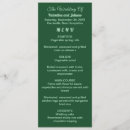 Search for emerald green menus Timeless
