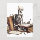 Search for gothic skeleton postcards Halloween
