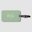 Search for sage green luggage tags Typography