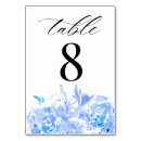 Search for blue flower table cards Floral