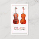 Search for violin teacher business cards Violinist