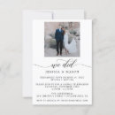 Search for we did it wedding invitations Eloped