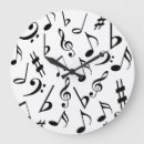 Search for music clocks Black and white