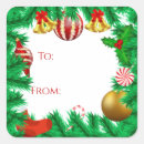 Search for green ornament stickers Holiday season