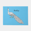 Search for peacocks doormats Peafowl