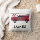 Search for fire truck cushions Boy