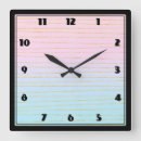 Search for pastel pink clocks Pink and blue