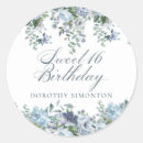 Search for blue floral stickers Feminine