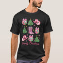 Search for pink bow tshirts Xmas