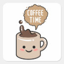 Search for coffee time stickers Kawaii