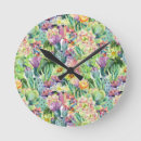 Search for watercolour clocks Pattern