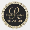 Search for gold thankyou stickers Thanks