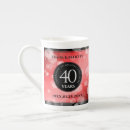 Search for ruby wedding anniversary mugs Elegant
