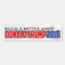 Search for donald trump campaign bumper stickers 2016