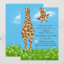 Search for giraffe baby boy shower invitations Wildlife