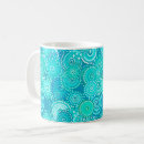 Search for blue swirl pattern mugs White