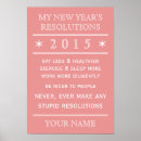 Search for new year resolution posters Typography