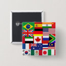 Search for world flags square badges International