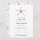 Search for starfish rehearsal dinner invitations Summer