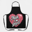 Search for anti valentine aprons Cupid