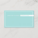 Search for turquoise business cards Minimal