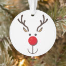 Search for nose christmas tree decorations Reindeer